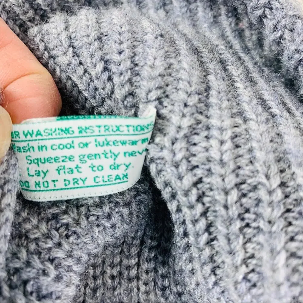 Vintage Kids Stocking Cap Ear Flaps & Tie